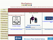 Tablet Screenshot of massengineers.com